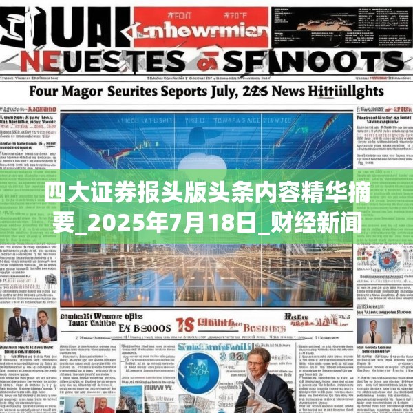 四大证券报头版头条内容精华摘要_2025年7月18日_财经新闻