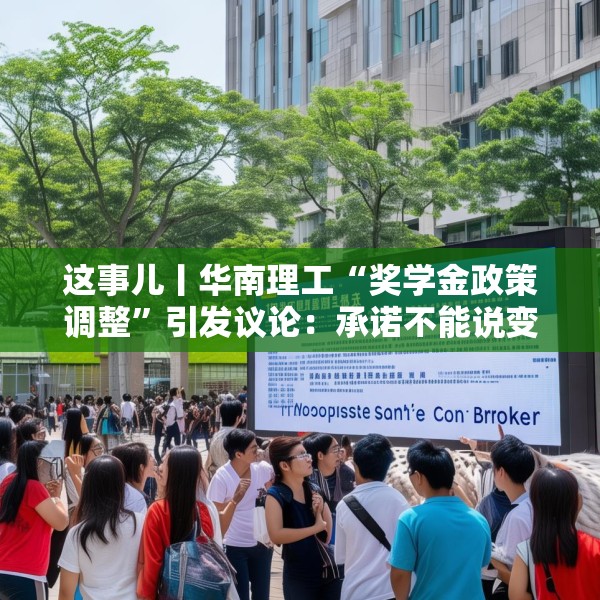 这事儿丨华南理工“奖学金政策调整”引发议论：承诺不能说变就变