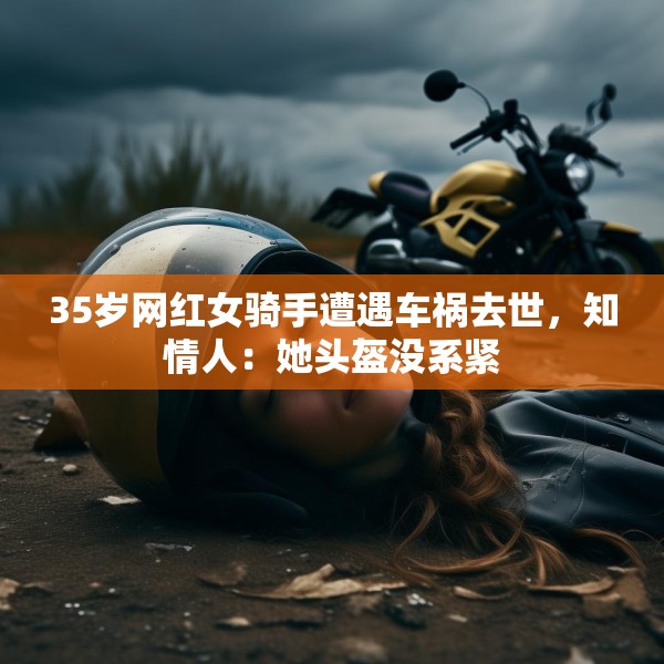 35岁网红女骑手遭遇车祸去世，知情人：她头盔没系紧