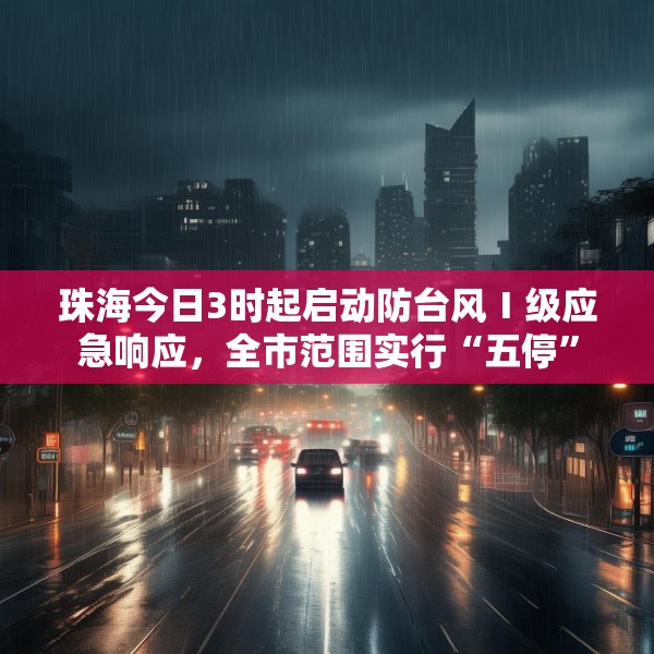 珠海今日3时起启动防台风Ⅰ级应急响应，全市范围实行“五停”