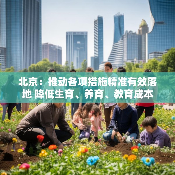 北京：推动各项措施精准有效落地 降低生育、养育、教育成本