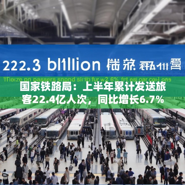 国家铁路局：上半年累计发送旅客22.4亿人次，同比增长6.7%