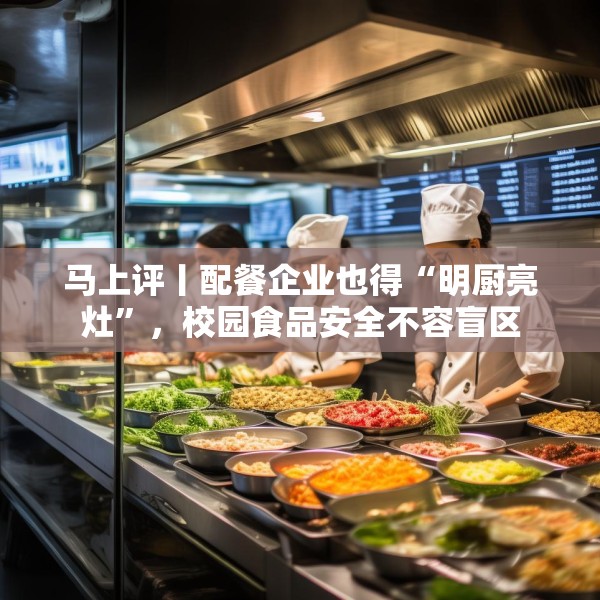 马上评丨配餐企业也得“明厨亮灶”，校园食品安全不容盲区
